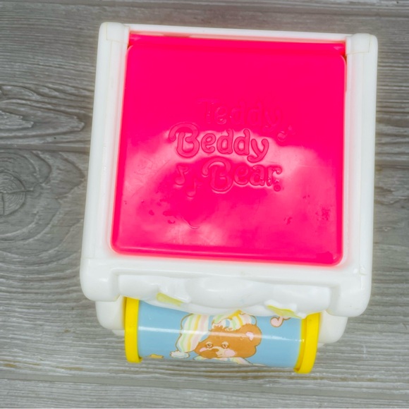 Vintage Fisher Price Teddy Beddy Bear Jack in the Box Musical Baby Toy 1987 - Picture 5 of 16